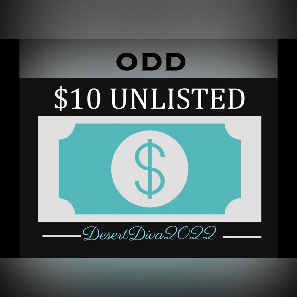 $10 (Odd #) UNLISTED ITEMS for LIVE! Show